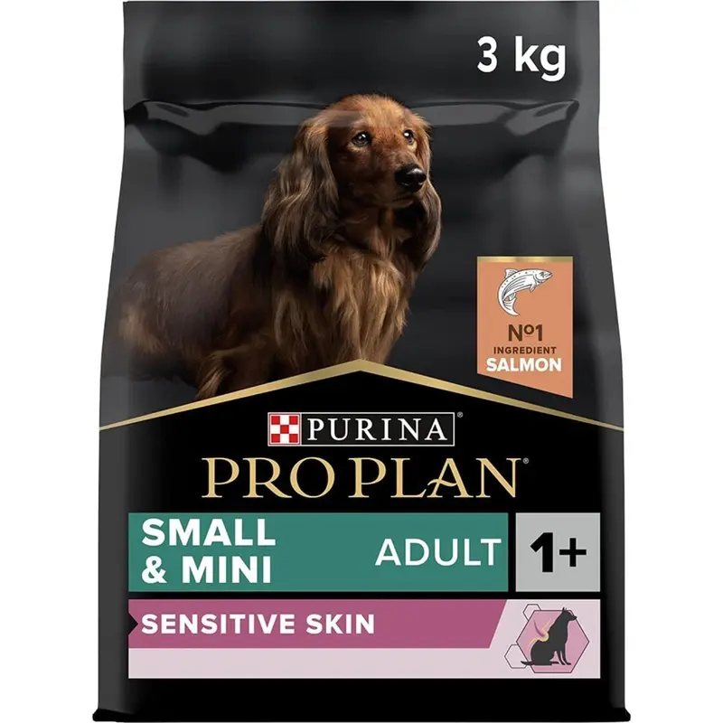 Pro Plan Salmon Pro Plan? & Mini Adult Sensitive Skin Dry Dog Food With 3Kg Small