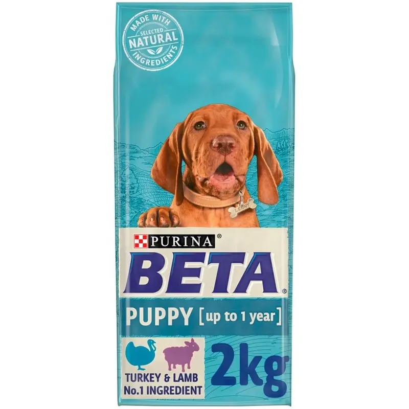Beta Puppy Dry Dog Food Turkey And Lamb - 2Kg
