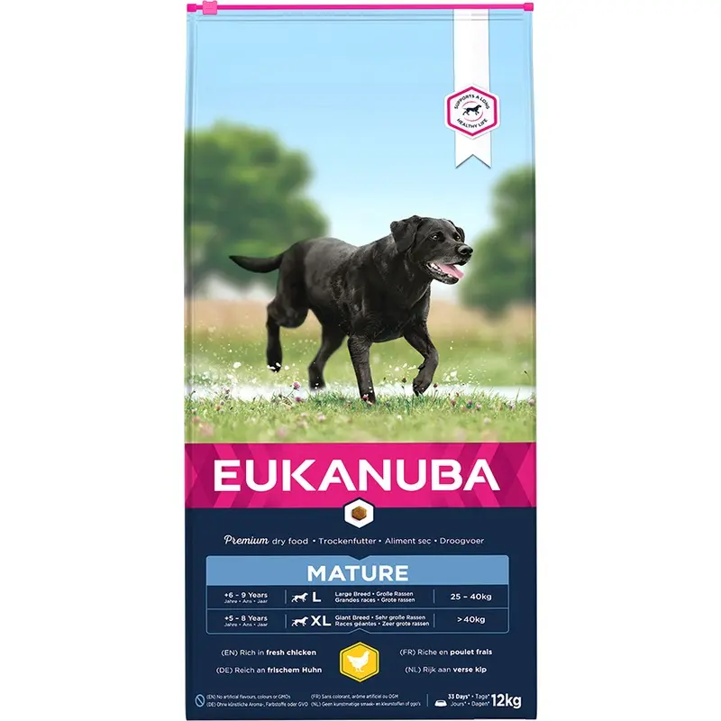 Eukanuba Large Breed Dry Mature Dog Food Chicken 12Kg