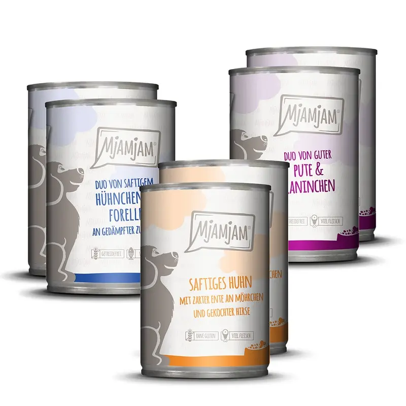 Mjamjam Adult Dog 6 X 400G - Mixed Pack I (3 Varieties)