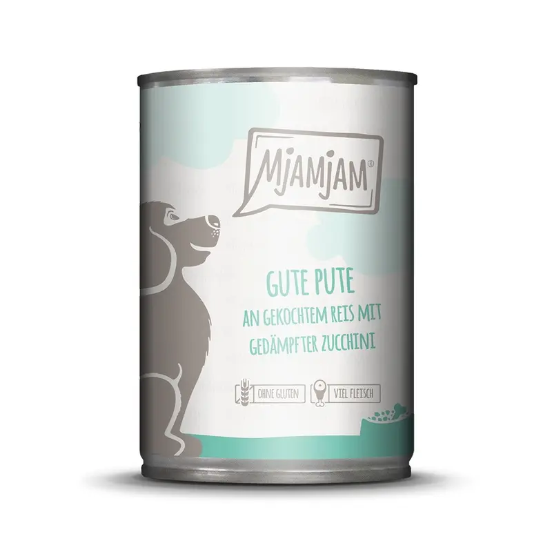 Mjamjam Adult Dog 6 X 400G - Turkey With Rice