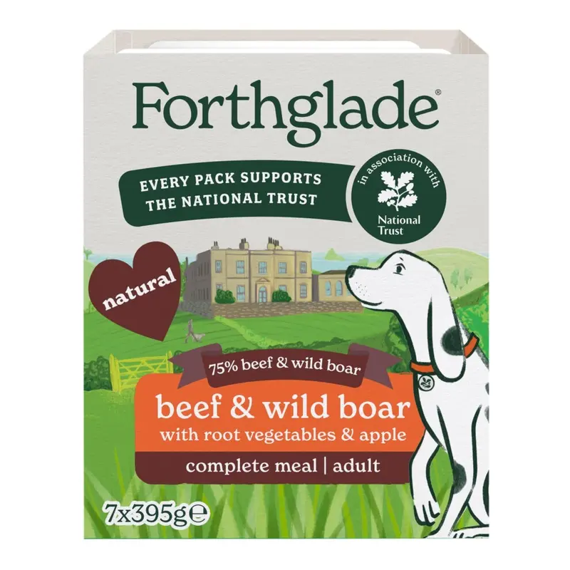 New Forthglade - Gourmet Beef & Wildboar - Grain 100321 396G