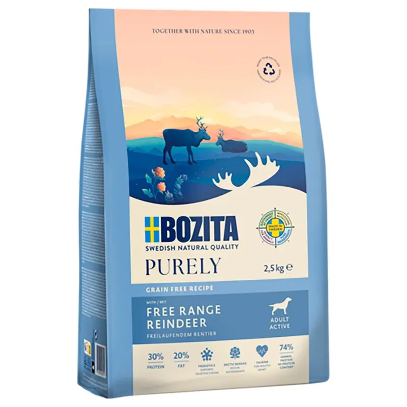 Purely Bozita Grain Free Reindeer - 11Kg