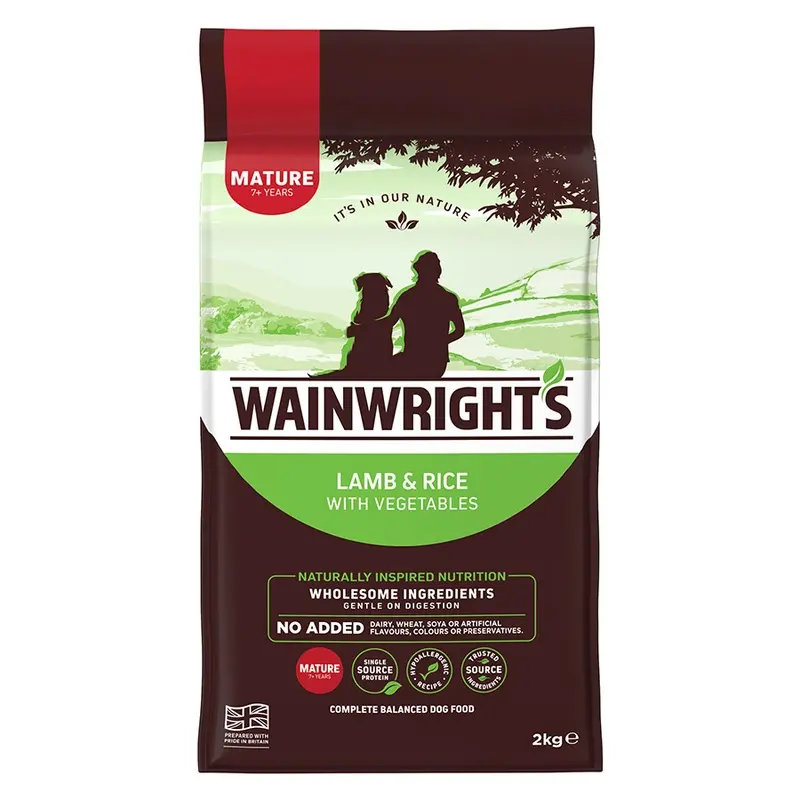 Wainwrights Dry Mature Dog Food Lamb With Rice 2Kg