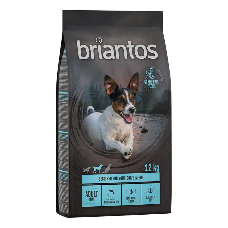 Briantos Adult Mini Grain-Free Salmon & Potato - 12Kg