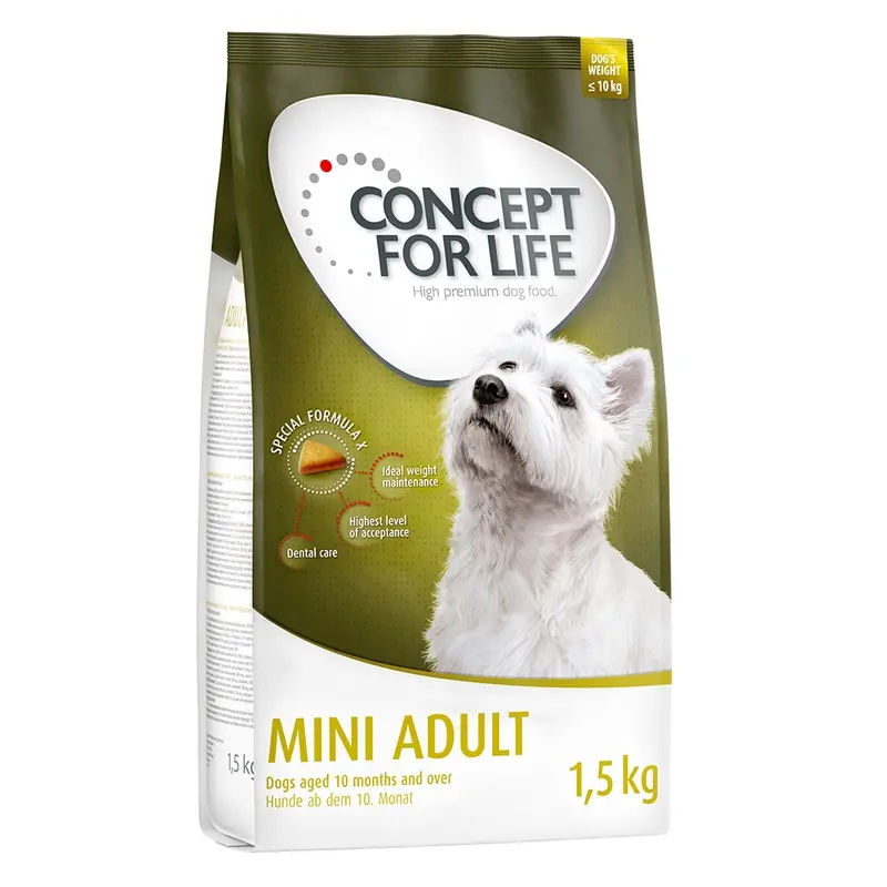 Concept For Life 1.5Kg Dry Dog Food - Special Price! * - Mini Adult (1.5Kg)