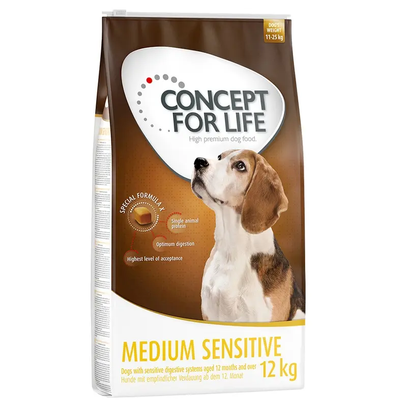 Concept For Life Medium Sensitive - 12Kg
