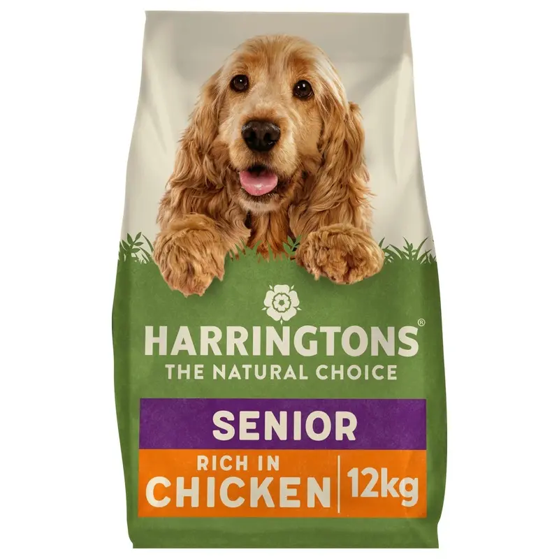 Harringtons Senior Complete Rich In Chicken Dog Food - Salmon 12Kg