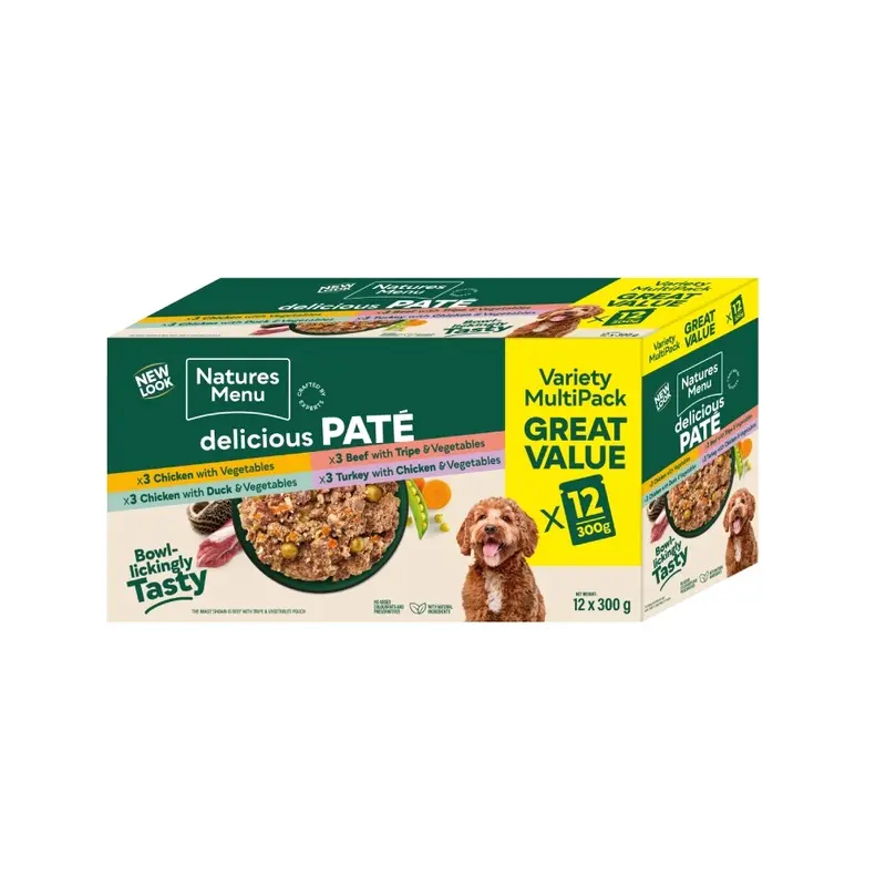 Natures Menu Delicious Pat Multipack - 12 X 300G