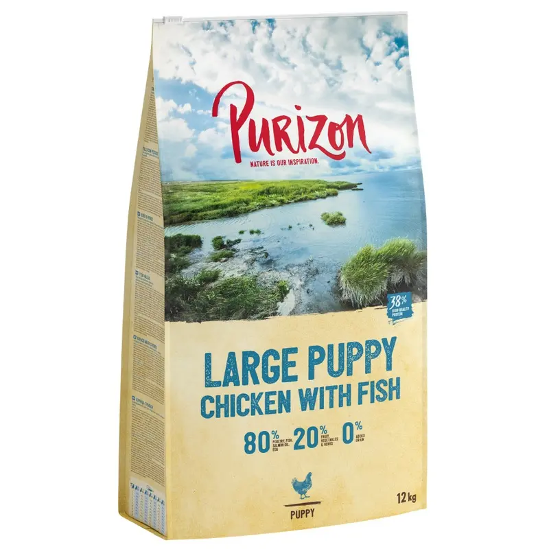 Purizon Puppy Large Breed Dog  Grain-Free Chicken & Fish - 12Kg