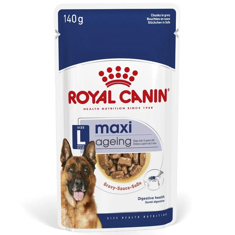 Royal Canin Size Royal Canin Maxi Ageing In Gravy - 10 X 140G
