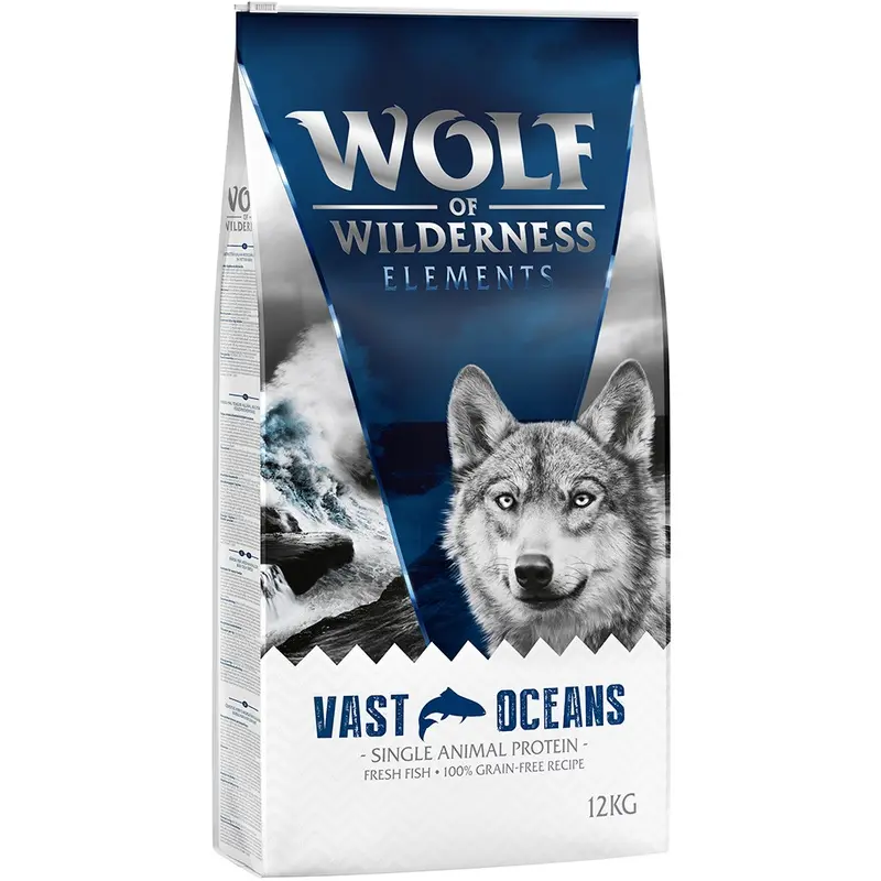 Wolf Of Wilderness Sensitive Adult "Vast Oceans" - Fish - 12Kg