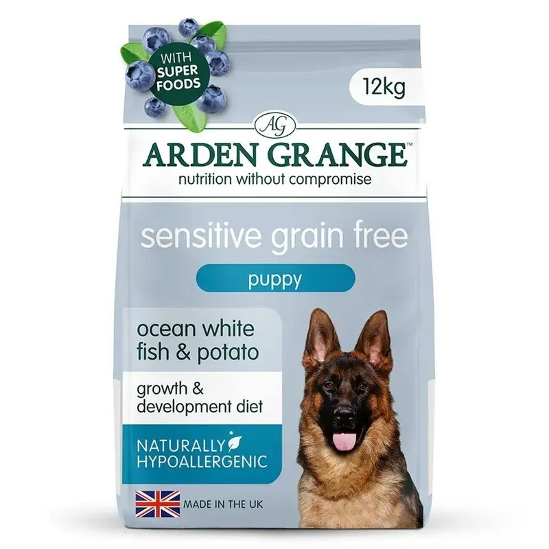 Arden Grange Sensitive Puppy/Junior Free Dog Food - Grain 12Kg