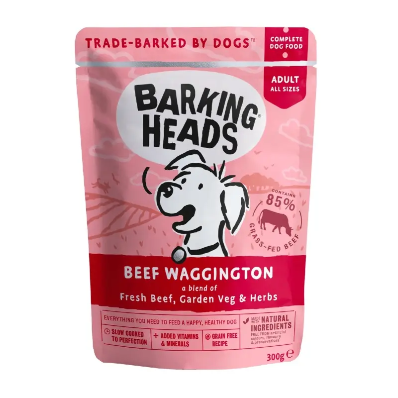Barking Heads Grain/Orange Beef Waggington | : 300G