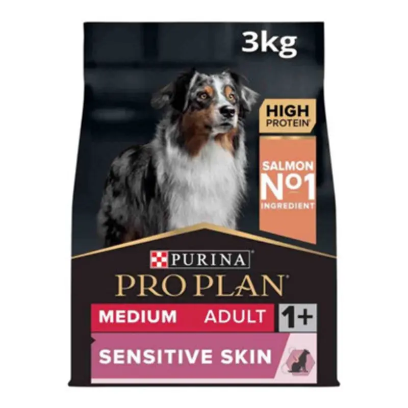 Pro Plan Salmon Purina Proplan Optiderma Senskin Med/Lrg Adult 3Kg