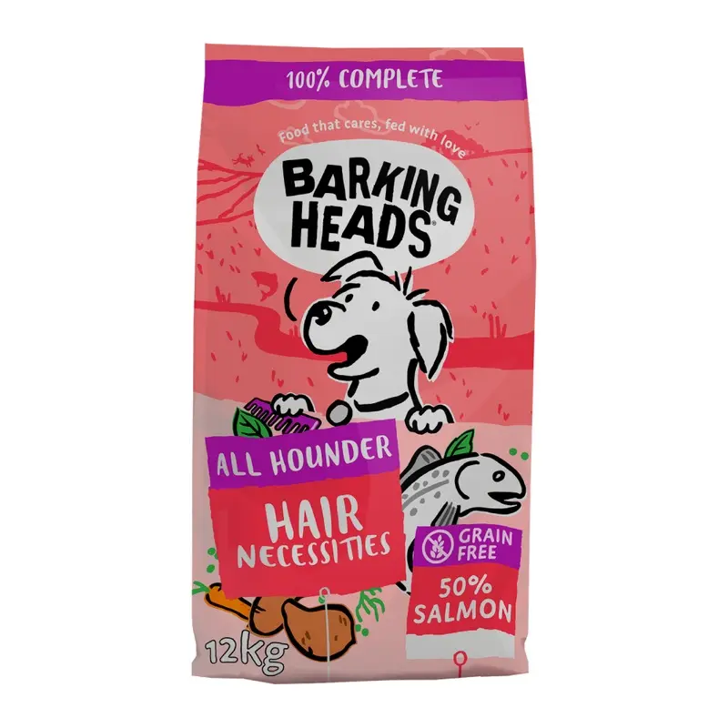 Barking Heads All Hounder Hair Necessities Salmon - 12Kg