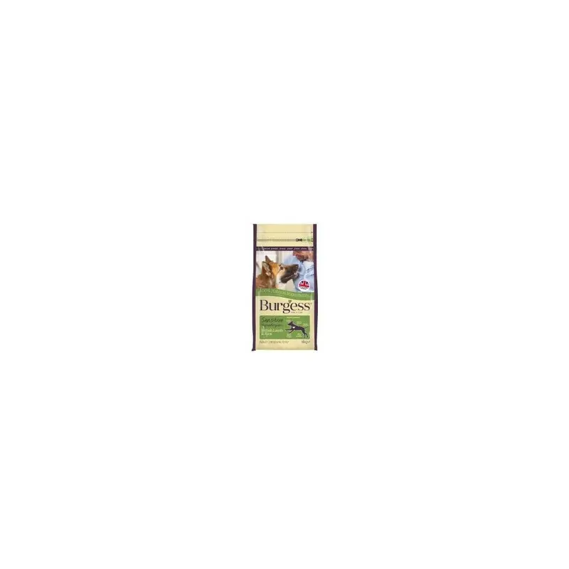 Burgess (2 Kg) Sensitive Adult Dog Lamb & Rice Size 2