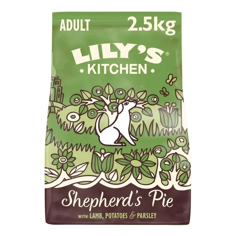 Lilys Kitchen Adult Dry Dog Food - Lamb, Potatoes & Parsley - 2.5Kg