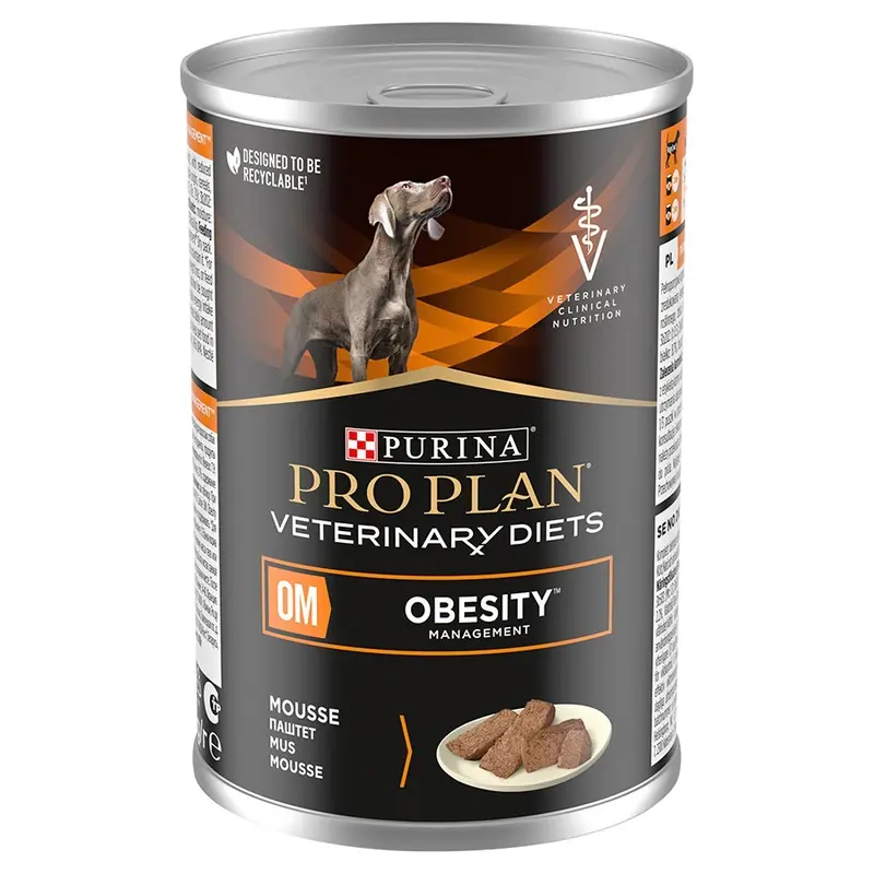 Pro Plan Veterinary Diets Om Obesity Management Adult Wet Dog Food 12X400G