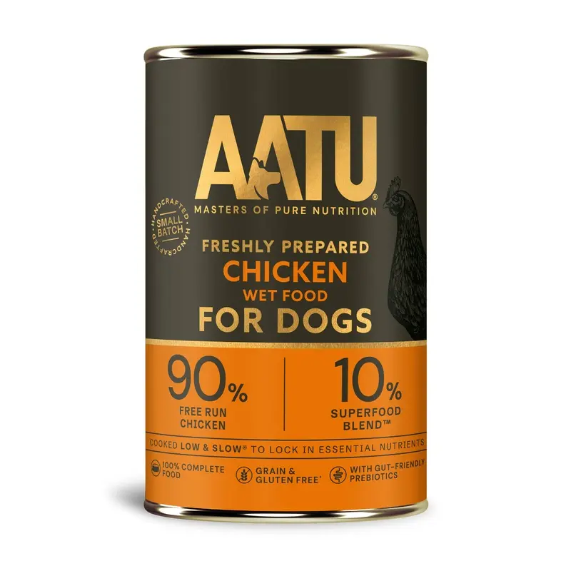 Aatu Chicken Adult Wet Dog Food 400G Tin