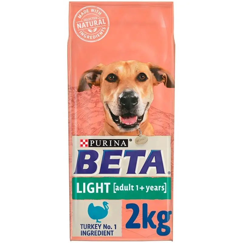 Beta Adult Dry Dog Food Turkey - Light 2Kg