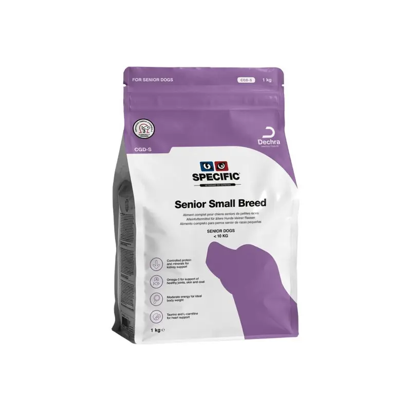 Dechra (1Kg) Specific Cgd-S Senior Dry Dog Food Small