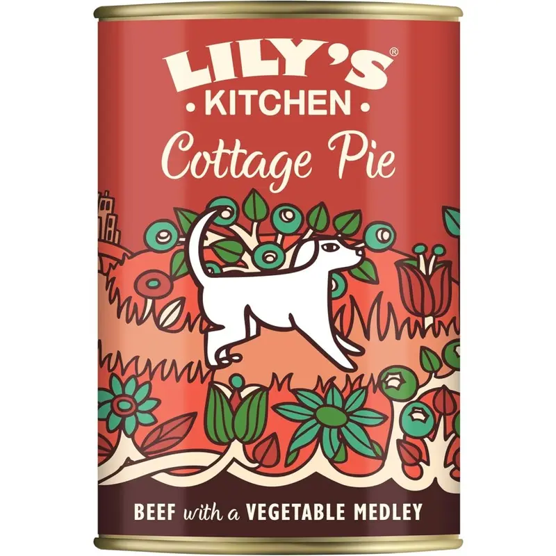 New Lilys Kitchen Natural Adult Dog Food Wet Tins - (6 Tins X 400G) Grain Size 6