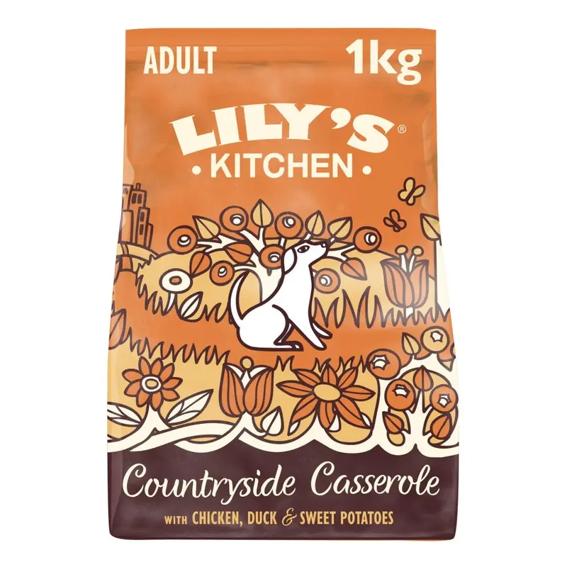 Lilys Kitchen Grain Natural Adult Dry Dog Food Chicken & Duck -Free Recipe X 1Kg Size 4