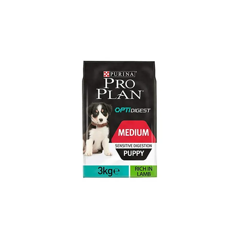 New Purina Pro Plan Sensitive Digest Puppy Dry Dog Food Lamb 3Kg 12278099 Medium