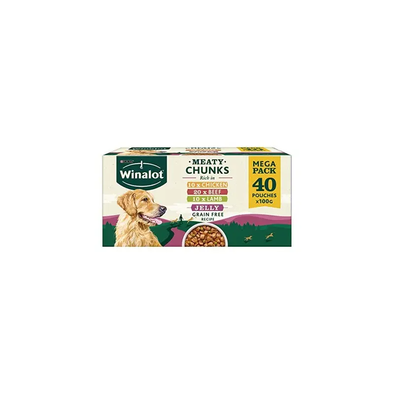 Purina Winalot Dog Food, Mixed In Jelly, X 100G Size 40