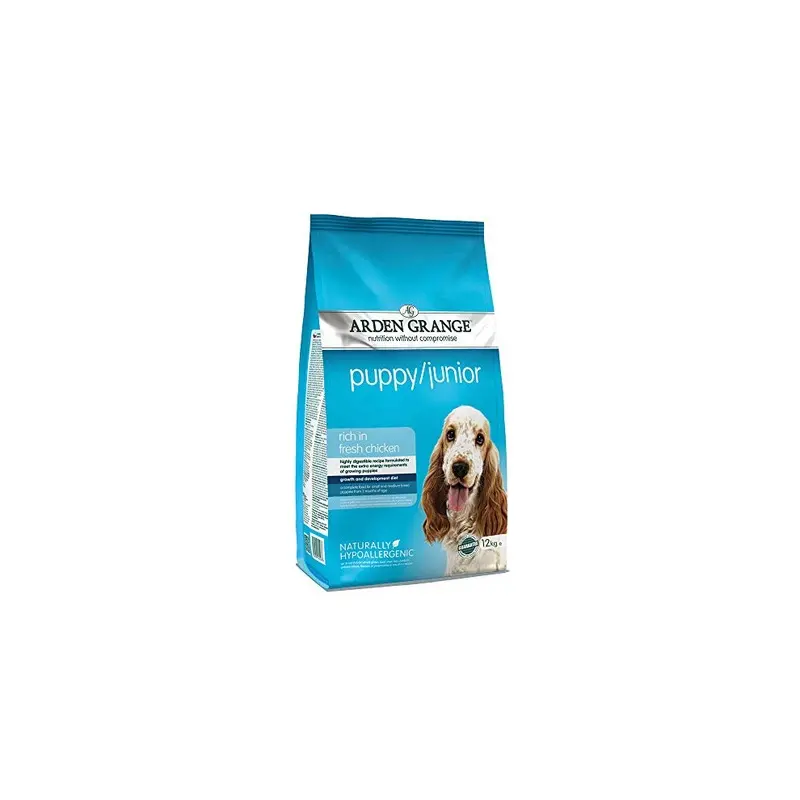 Arden Grange Puppy/Junior Dry Dog Food Rich In Fresh Chicken, 12 Kg 12Kg