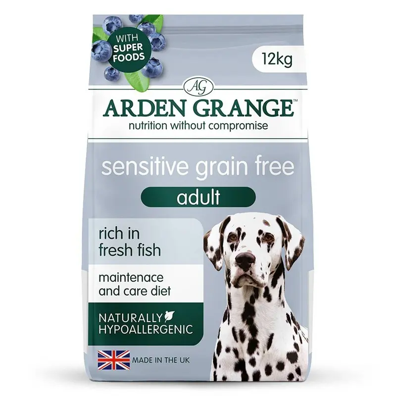 Arden Grange Sensitive Adult - Grain-Free Ocean White Fish & Potato - 12Kg
