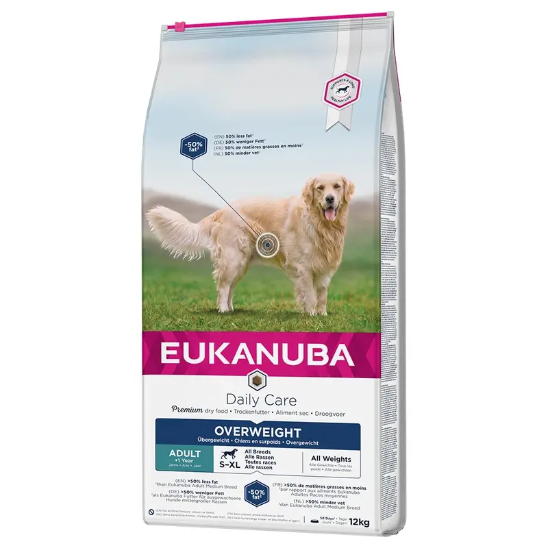 Eukanuba Daily Care Overweight Adult Dog - 12Kg