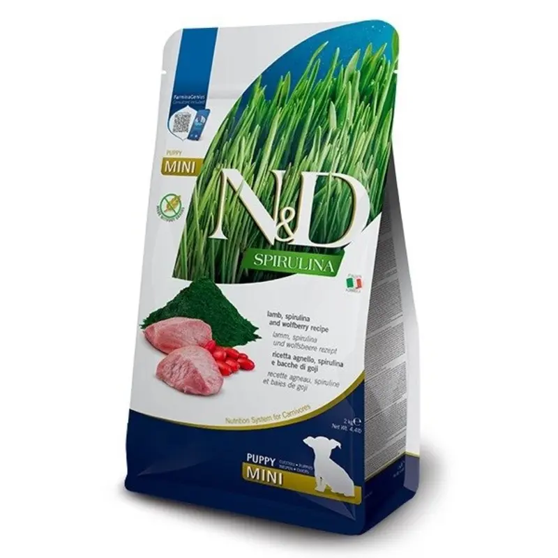 Farmina Nandd Spirulina In Lamb For Mini Puppy - Grain 2Kg