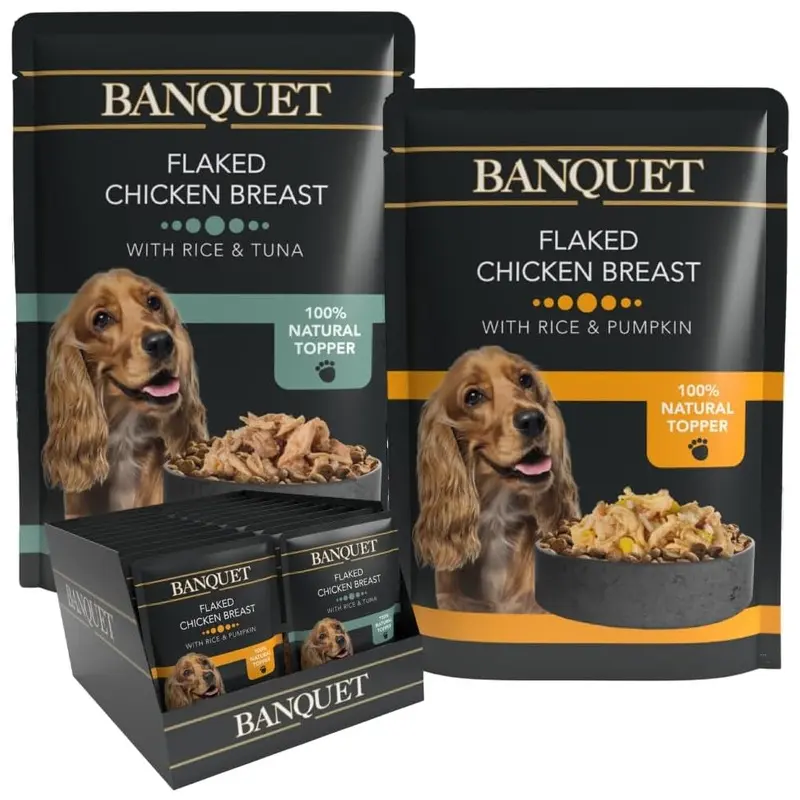 New Hilife Banquet Adult Wet Dog Food, Flaked Chicken Breast W/Rice & Tuna