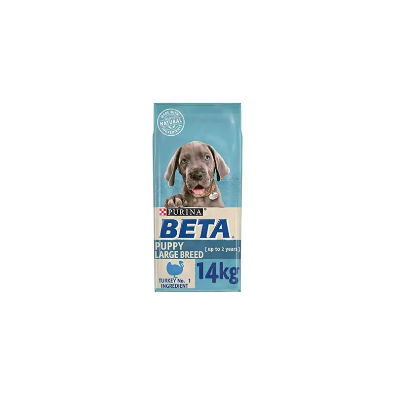 New Beta Puppy Large Breed Dry Dog Food Turkey 14Kg Pet-74972