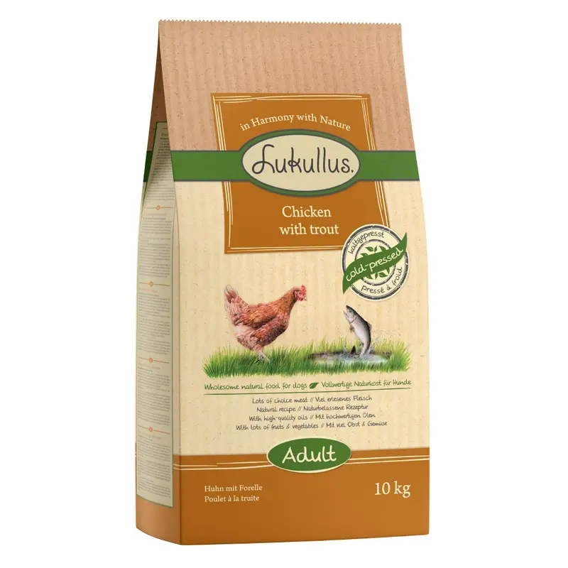 Lukullus Cold-Pressed Chicken With Trout - 10Kg