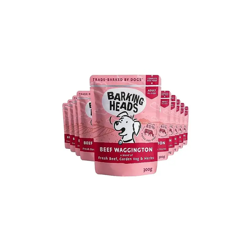 New Barking Heads Beef Waggington X 10 5.06E+12 300G