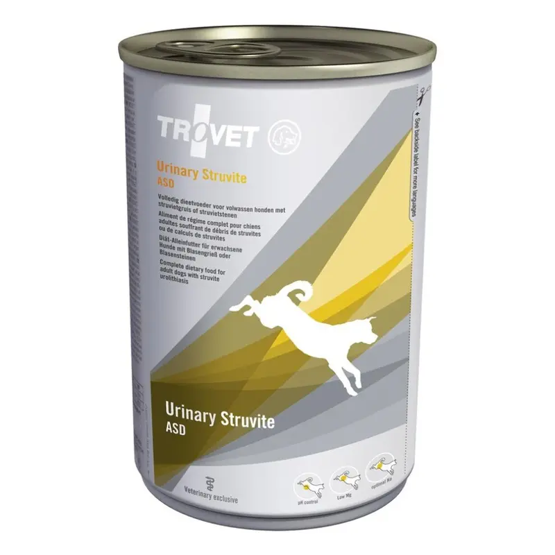 Trovet Urinary Struvite Diet (Asd) Canine - X 400G Cans Size 6