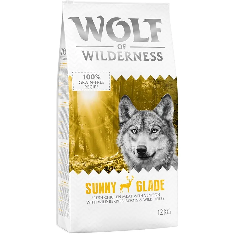 Wolf Of Wilderness Adult "Sunny Glade" - Venison - 12Kg