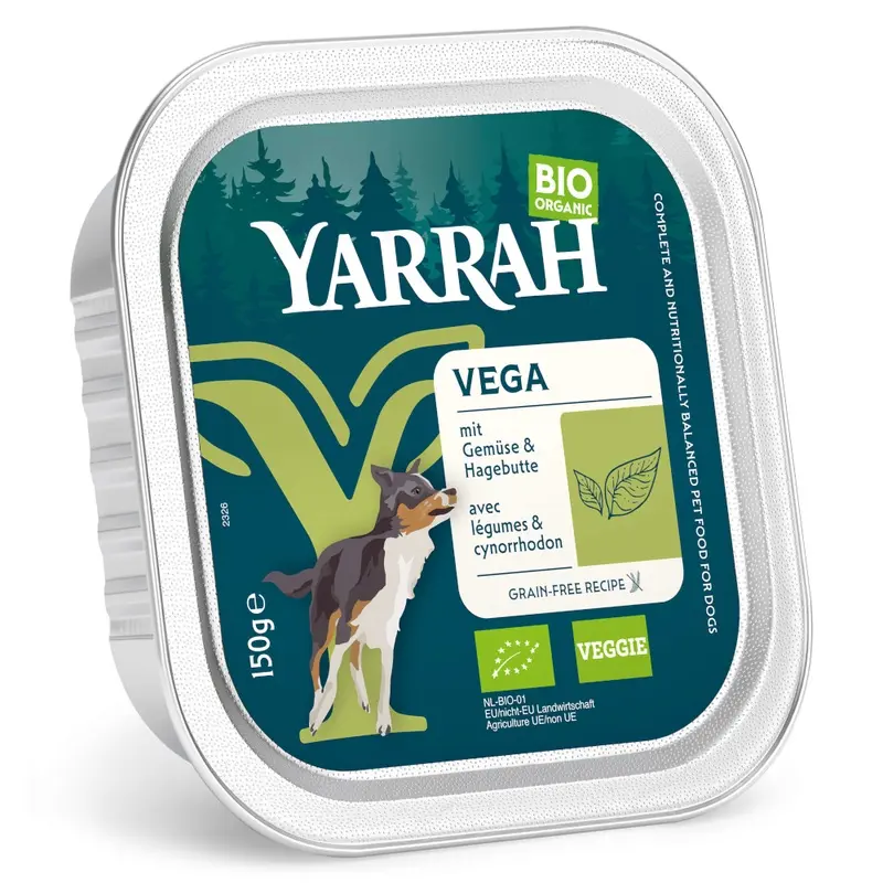 Yarrah Organic Vega With Organic Vegetables & Organic Rosehip - 12 X 150G