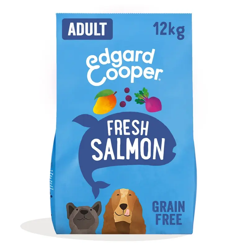 Edgard & Cooper Grain Free Complete Dry Adult Dog Food Salmon 12Kg