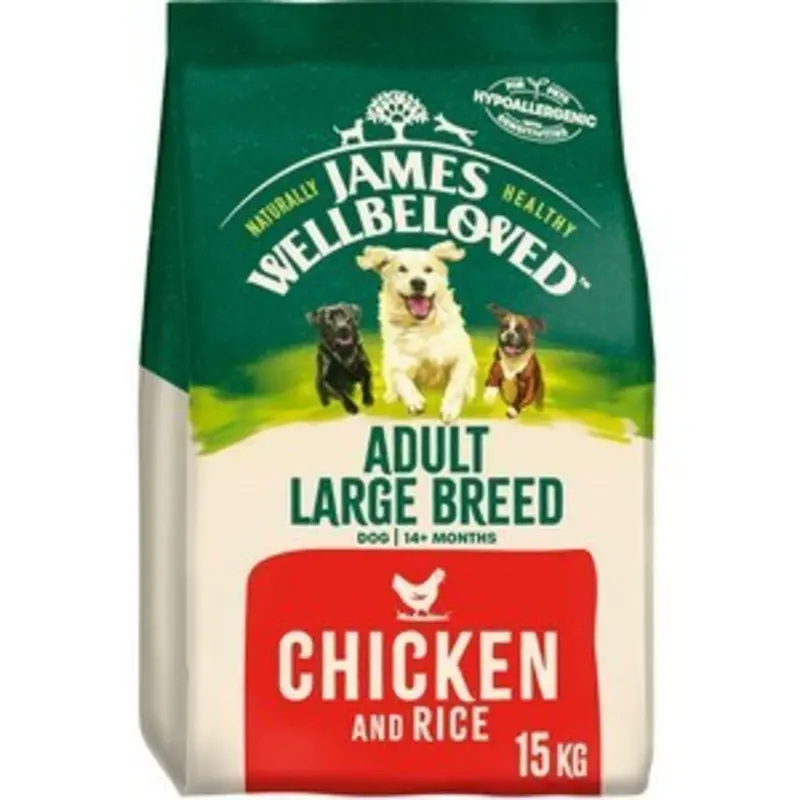 James Wellbeloved Adult Breed Dry Dog Food Chicken - 15Kg Large