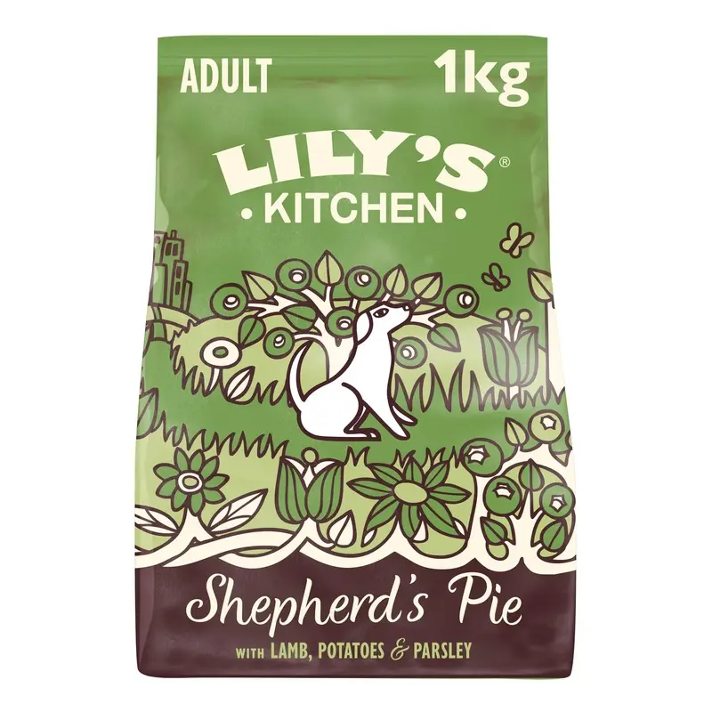 Lilys Kitchen Natural Grain Free Complete Adult Dry Dog Food - Lamb Shepherds Pie, 1 kg