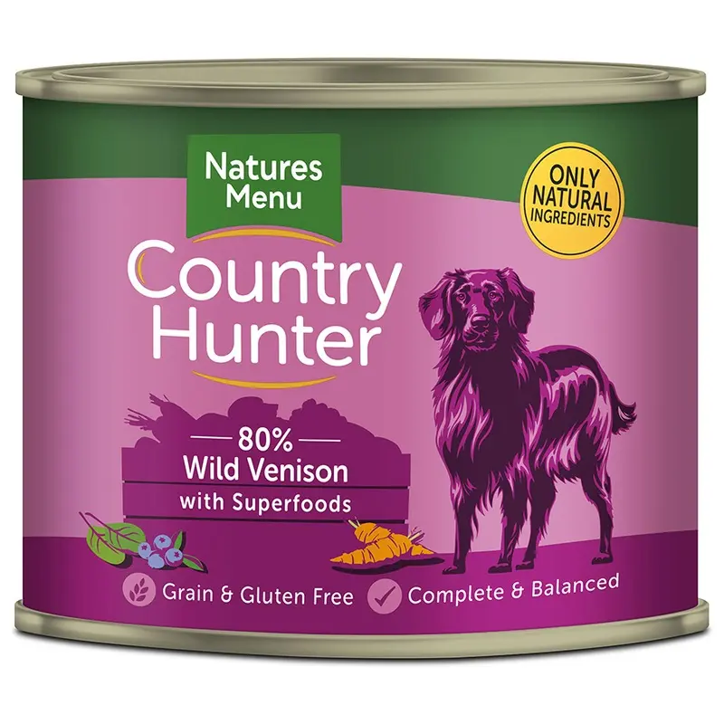 Natures Menu Country Hunter Wild Venison Adult Dog Food 600G