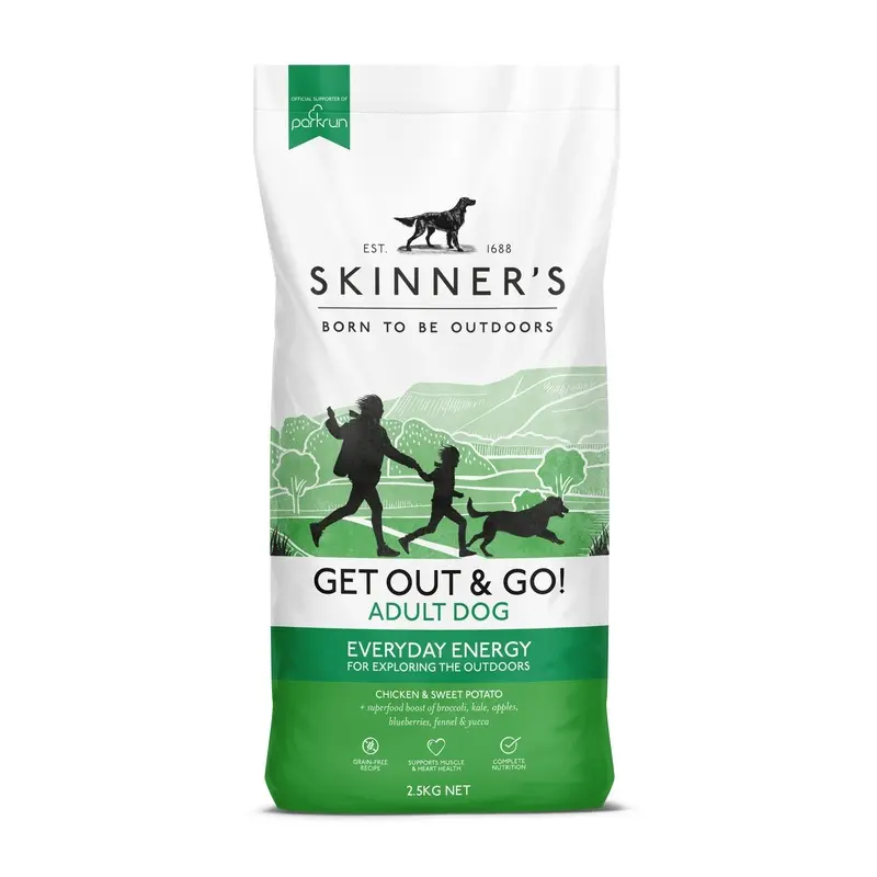 Skinners Skinners Get Out And Go! Everyday Energy Adult Dog Dry Food - Grain 2.5Kg
