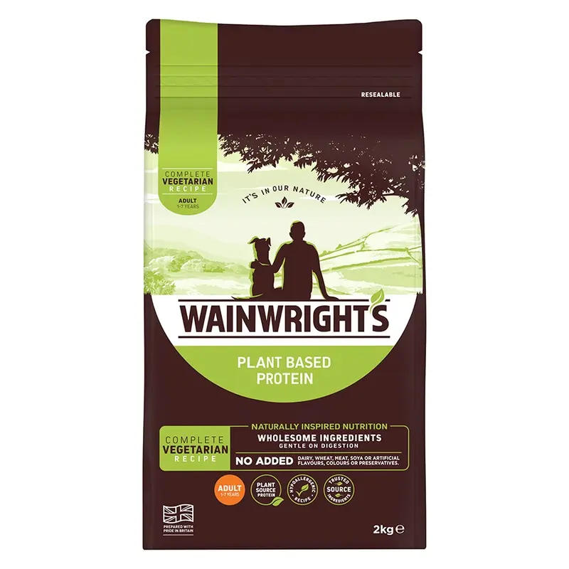 Wainwrights Plant Based Protein Dry Adult Dog Food 2Kg