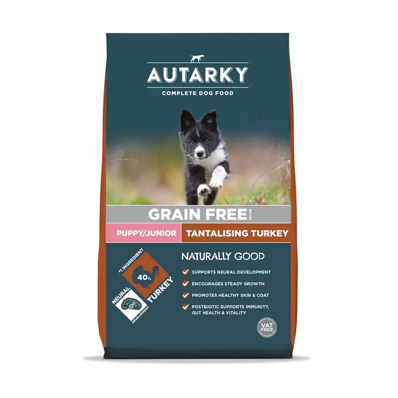 Autarky Free Puppy Food Tantalising Turkey - Grain 2Kg