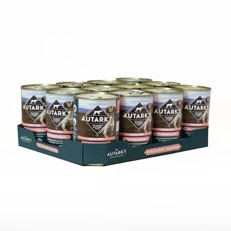Autarky Free Succulent Complete Wet Dog Food - X 395G Grain/Salmon Size 12