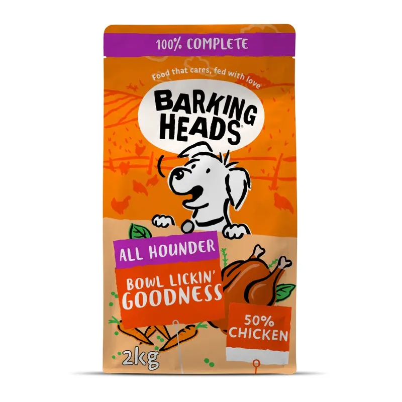 Barking Heads All Hounder Bowl Lickin Chicken - 2Kg